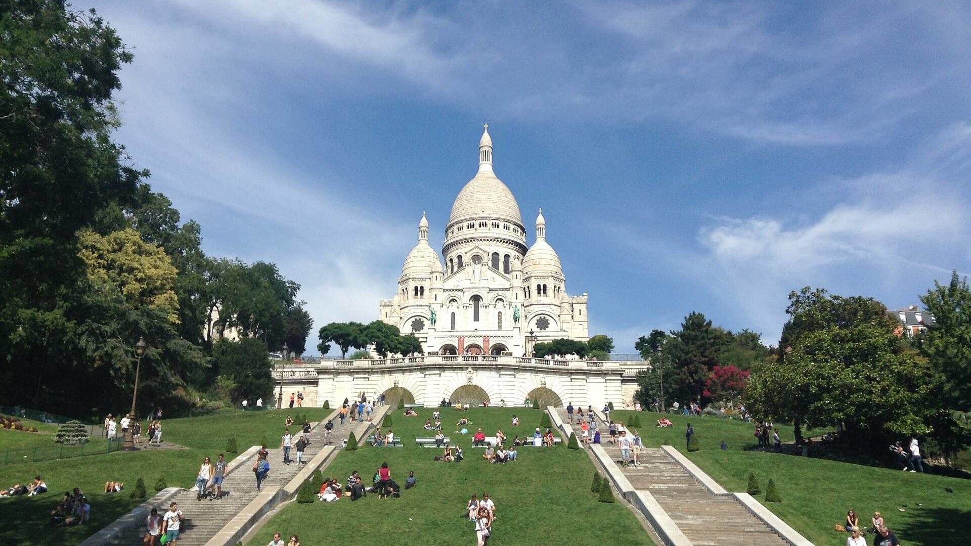 Von Sacre-Coeur hat man einen herrlichen Blick über paris